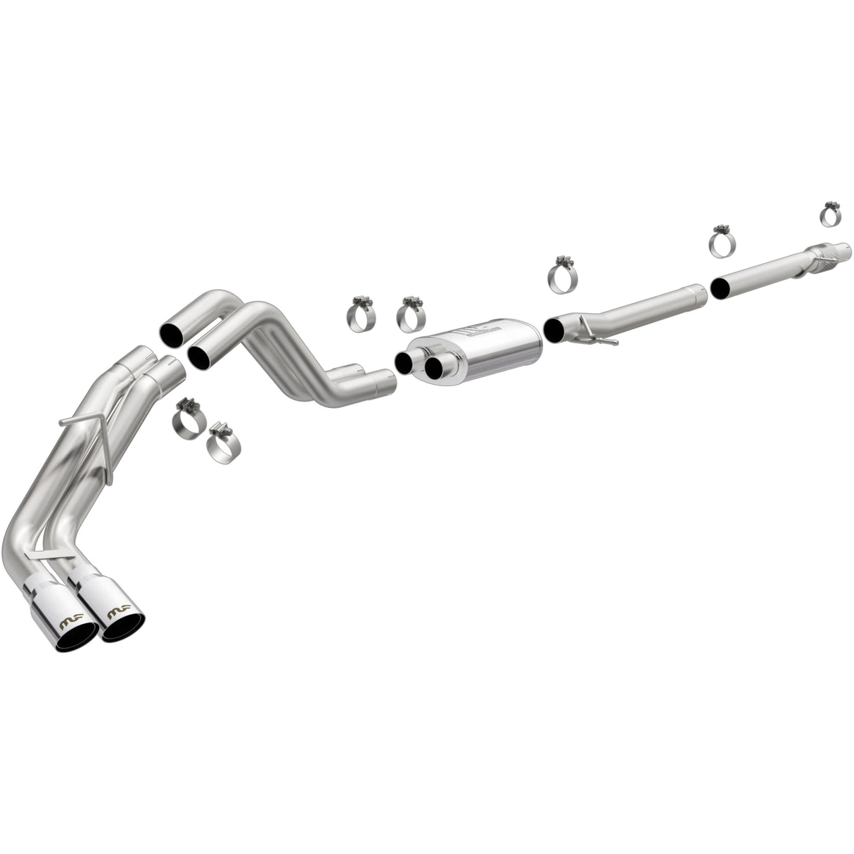 Street Series Stainless Cat-Back System MagnaFlow Exhaust Products Exhaust System Kit  AXOPROS