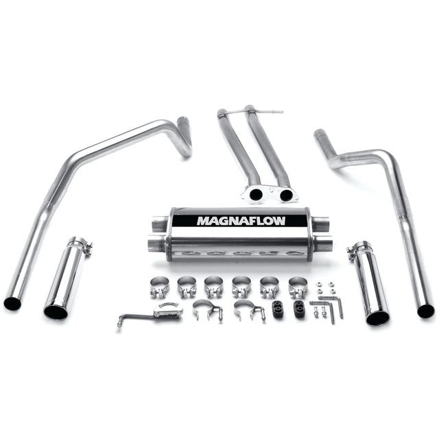 Street Series Stainless Cat-Back System MagnaFlow Exhaust Products Exhaust System Kit  AXOPROS
