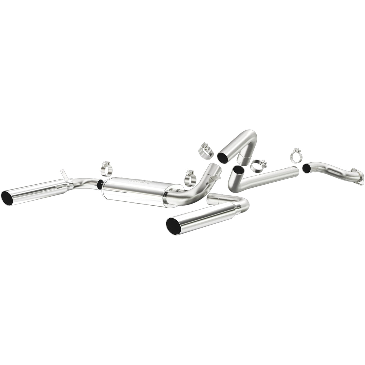 Street Series Stainless Cat-Back System MagnaFlow Exhaust Products Exhaust System Kit  AXOPROS