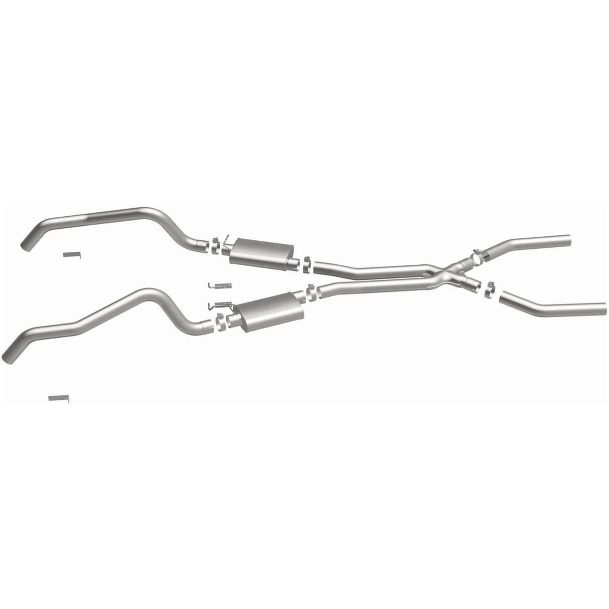 Street Series Stainless Crossmember-Back System MagnaFlow Exhaust Products Exhaust System Kit  AXOPROS