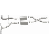 Street Series Stainless Crossmember-Back System MagnaFlow Exhaust Products Exhaust System Kit  AXOPROS