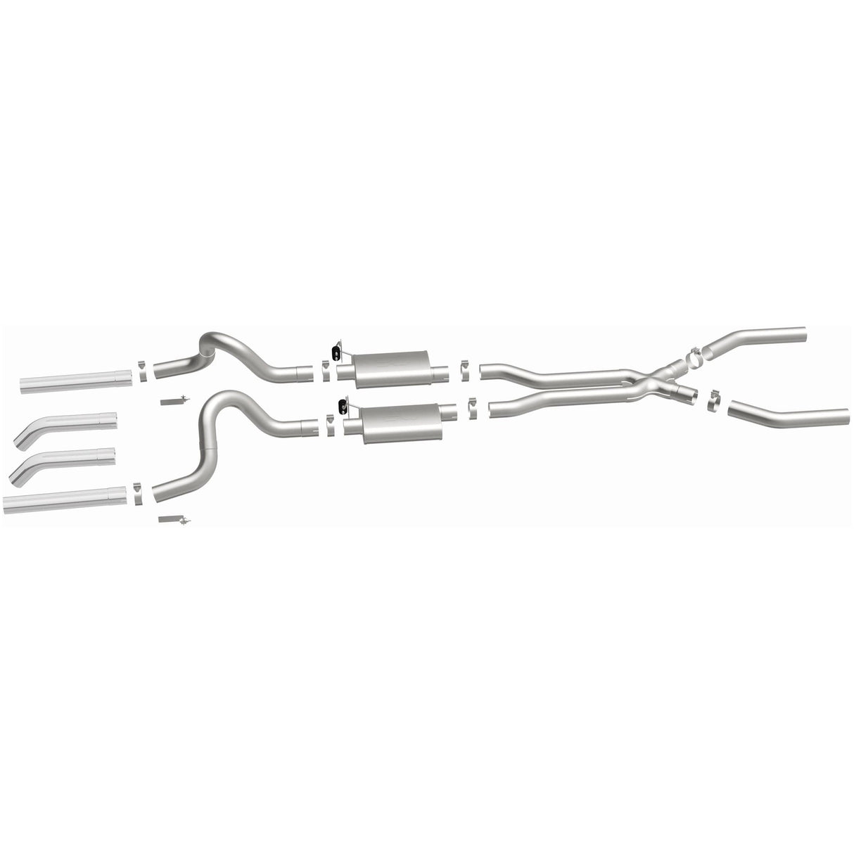 Street Series Stainless Crossmember-Back System MagnaFlow Exhaust Products Exhaust System Kit  AXOPROS