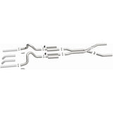 Street Series Stainless Crossmember-Back System MagnaFlow Exhaust Products Exhaust System Kit  AXOPROS