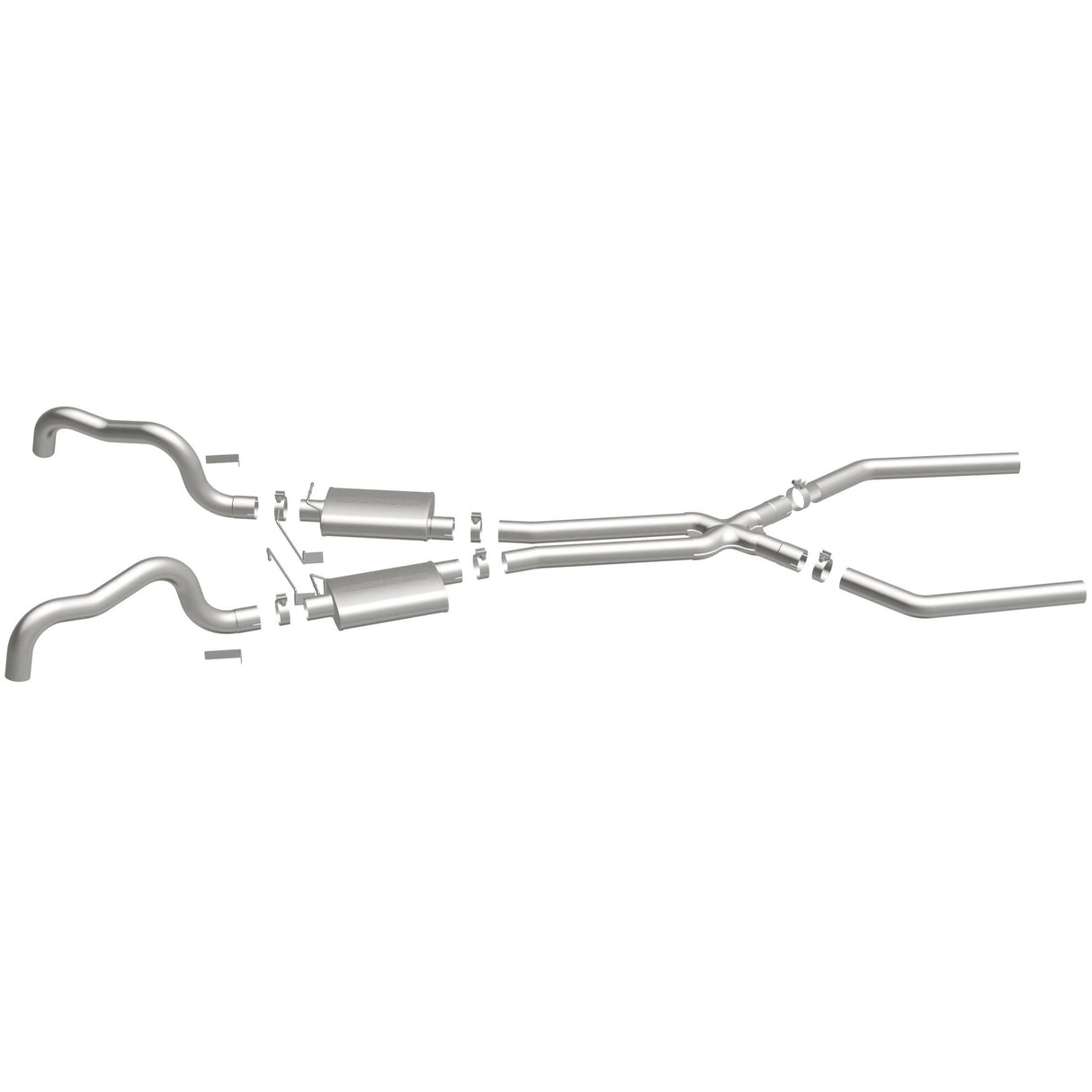 Street Series Stainless Crossmember-Back System MagnaFlow Exhaust Products Exhaust System Kit  AXOPROS