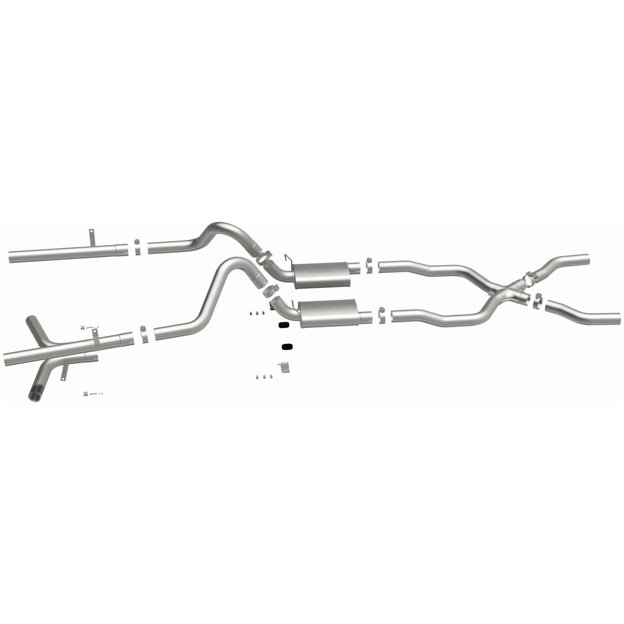 Street Series Stainless Crossmember-Back System MagnaFlow Exhaust Products Exhaust System Kit  AXOPROS
