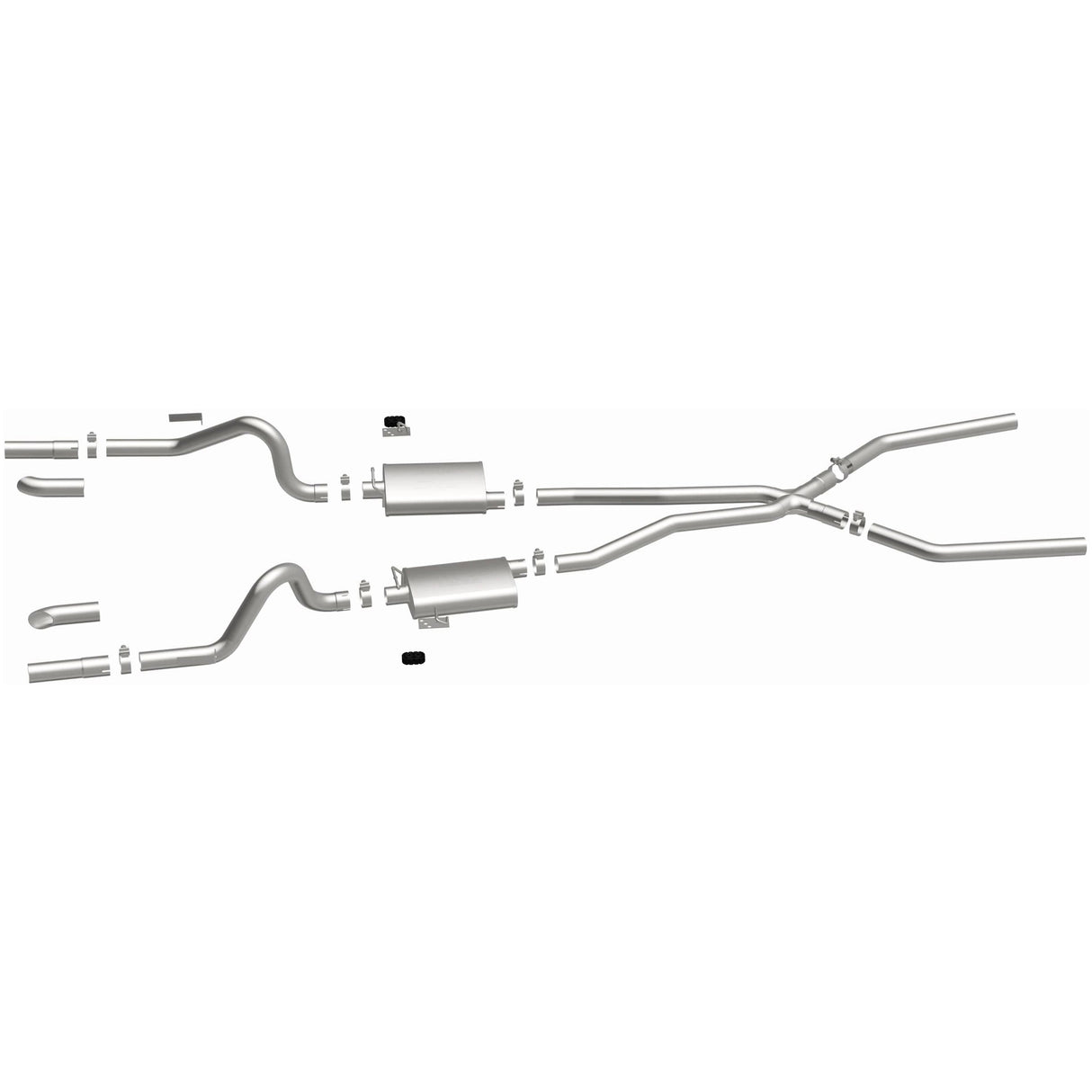 Street Series Stainless Crossmember-Back System MagnaFlow Exhaust Products Exhaust System Kit  AXOPROS