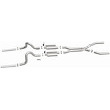 Street Series Stainless Crossmember-Back System MagnaFlow Exhaust Products Exhaust System Kit  AXOPROS