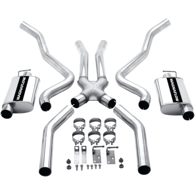 Street Series Stainless Crossmember-Back System MagnaFlow Exhaust Products Exhaust System Kit  AXOPROS