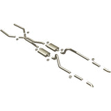 Street Series Stainless Crossmember-Back System MagnaFlow Exhaust Products Exhaust System Kit  AXOPROS