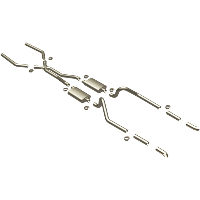Street Series Stainless Crossmember-Back System MagnaFlow Exhaust Products Exhaust System Kit  AXOPROS