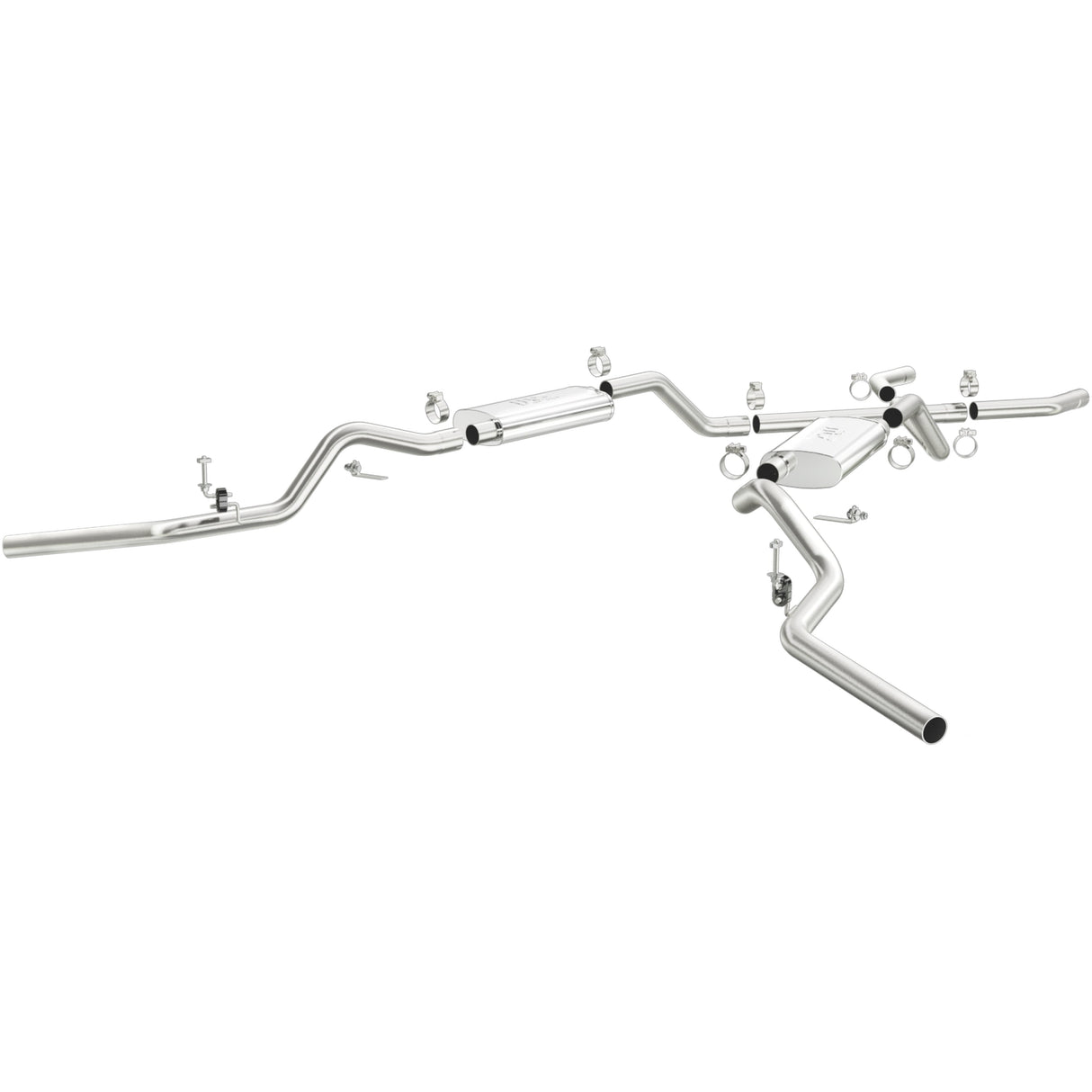 Street Series Stainless Crossmember-Back System MagnaFlow Exhaust Products Exhaust System Kit  AXOPROS