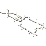 Street Series Stainless Crossmember-Back System MagnaFlow Exhaust Products Exhaust System Kit  AXOPROS