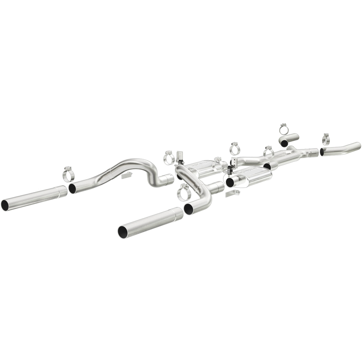 Street Series Stainless Crossmember-Back System MagnaFlow Exhaust Products Exhaust System Kit  AXOPROS