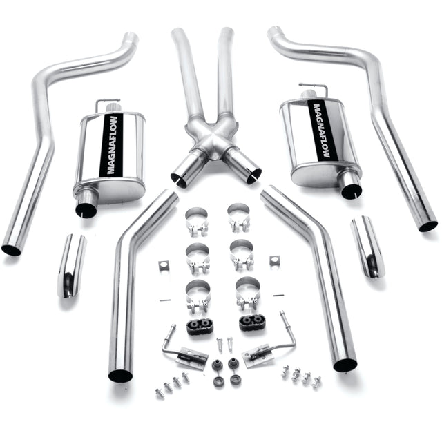 Street Series Stainless Crossmember-Back System MagnaFlow Exhaust Products Exhaust System Kit  AXOPROS