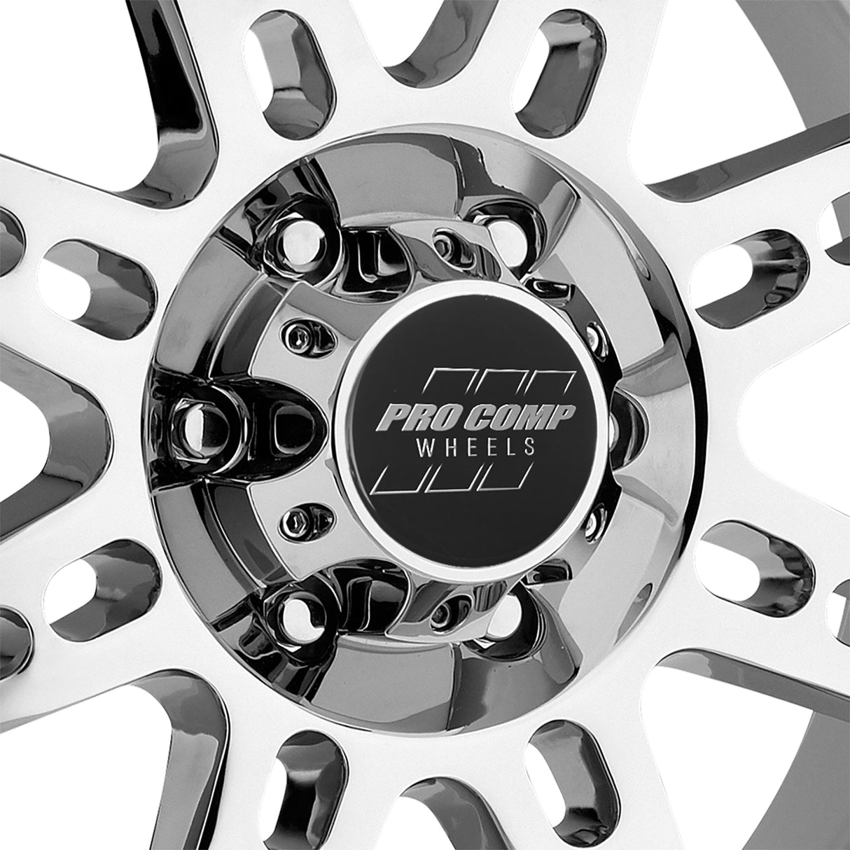 Stryker Chrome 20x9 6x5.5 5BS Offset 0mm Cap P/N 603165500 Pro Comp Wheel  AXOPROS