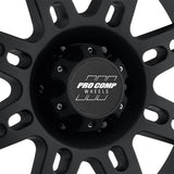 Stryker Matte Black 18x9 6x5.5 5BS Offset 0mm Cap P/N 703165500 Pro Comp Wheel  AXOPROS