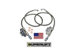 Superlift 03-13 Dodge Ram 2500/3500 w/ 4-6in Lift Kit (Pair) Bullet Proof Brake Hoses Superlift Brake Line Kits  AXOPROS