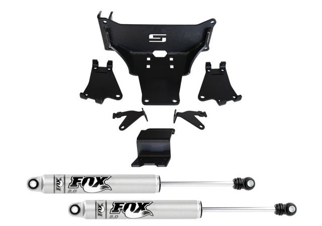 Superlift 05-22 F250/350 4WD Dual Steering Stabilizer Kit w/ Fox 2.0 Shocks (No Lift Req) Superlift Steering Stabilizer  AXOPROS