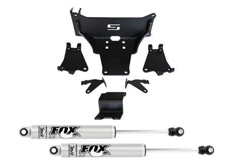 Superlift 17-24 Ford F-450/550 Super Duty 4WD Dual Steering Stabilizer Kit w/ Fox 2.0 Shocks Superlift Steering Stabilizer  AXOPROS