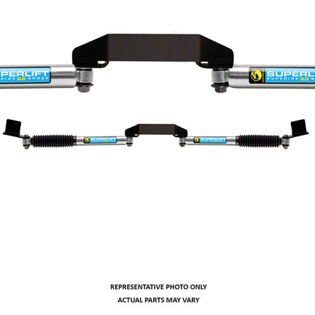 Superlift 99-04 Ford F-250/350 4WD Dual Steering Stabilizer Kit - SR SS by Bilstein (Gas) Superlift Steering Stabilizer  AXOPROS