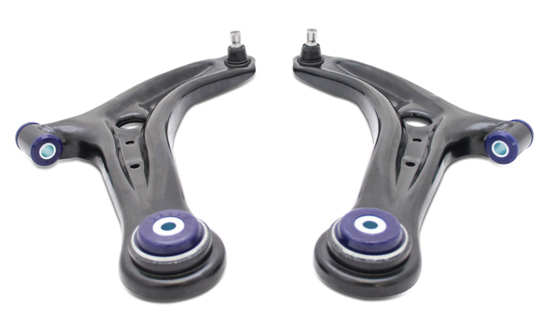 SuperPro 14-19 Ford Fiesta ST Front Lower Control Arm Set w/ Preinstalled SuperPro Bushings Superpro Control Arms  AXOPROS