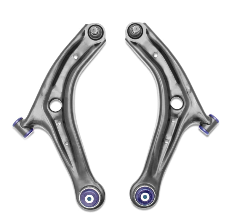 SuperPro 14-19 Ford Fiesta ST Front Lower Control Arm Set w/ Preinstalled SuperPro Bushings Superpro Control Arms  AXOPROS