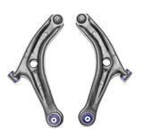 SuperPro 14-19 Ford Fiesta ST Front Lower Control Arm Set w/ Preinstalled SuperPro Bushings Superpro Control Arms  AXOPROS