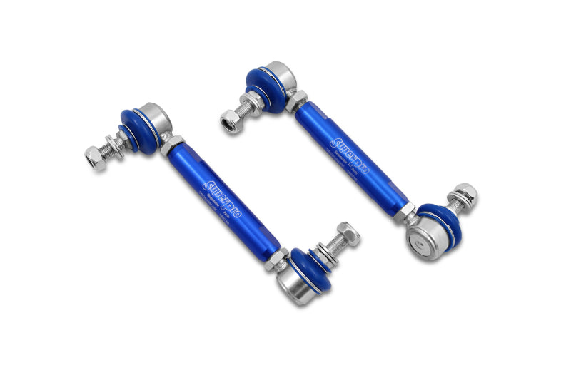 SuperPro 1991 Toyota MR2 Turbo Rear HD Adjustable End Link Set (10mm Studs 160mm-205mm Length) Superpro Sway Bar Endlinks  AXOPROS