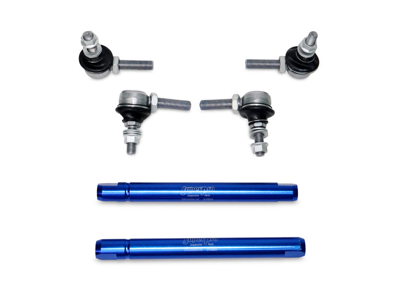SuperPro 2004 Mazda 3 i Front HD Adjustable End Link Set (10mm Studs 254mm to 305mm) Superpro Sway Bar Endlinks  AXOPROS