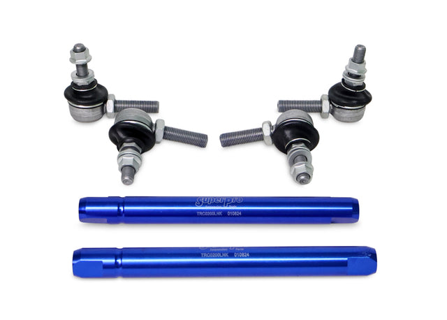 SuperPro 2004 Mazda 3 i Front HD Adjustable End Link Set (10mm Studs 254mm to 305mm) Superpro Sway Bar Endlinks  AXOPROS