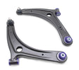 SuperPro 2008 Mitsubishi Lancer GTS Front Lower Control Arm Set w/ Bushings - w/ Positive Caster Superpro Control Arms  AXOPROS