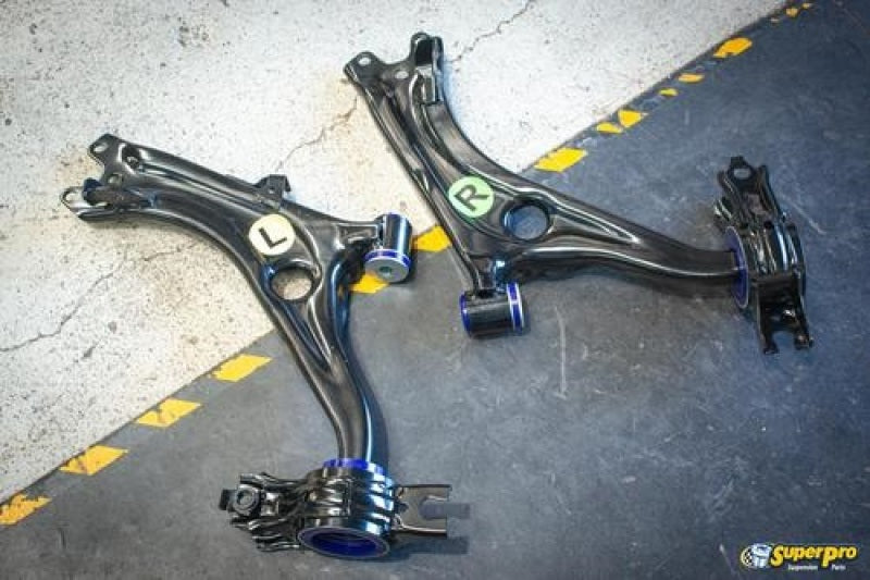 SuperPro 2016 Honda Civic EX Front Lower Control Arm Set w/ Bushings Superpro Control Arms  AXOPROS