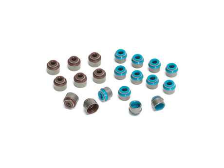 Supertech BMW 6mm Viton Exhaust Integral Valve Stem Seal - Set of 8 Supertech Valve Seals  AXOPROS