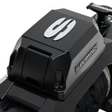 Superwinch 10000 LBS 12V DC 3/8in x 80ft Synthetic Rope SX10SR Winch - Semi Gloss Black Superwinch Winches  AXOPROS