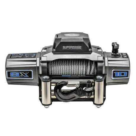 Superwinch 10000 LBS 12V DC 3/8in x 85ft Wire Rope SX 10000 Winch Superwinch Winches  AXOPROS