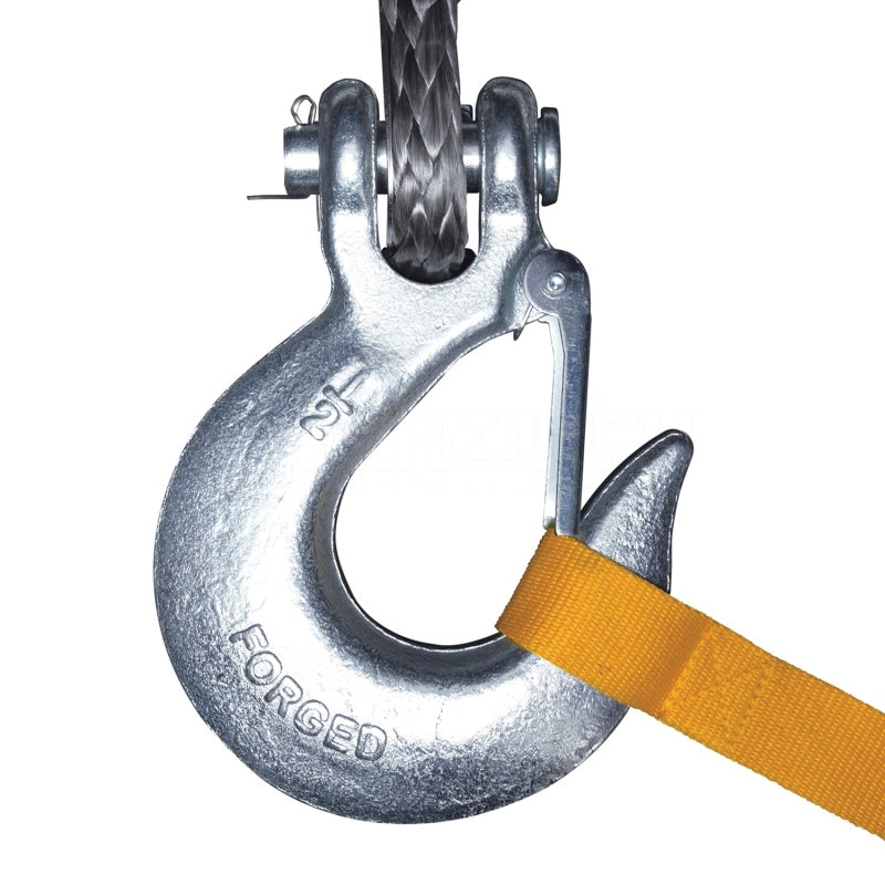 Superwinch 11500 LBS 12V DC 3/8in x 80ft Synthetic Rope Tiger Shark 11500 Winch Superwinch Winches  AXOPROS