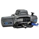 Superwinch 12000 LBS 12V DC 3/8in x 80ft Synthetic Rope SX 12000SR Winch - Graphite Superwinch Winches  AXOPROS