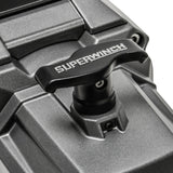 Superwinch 12000 LBS 12V DC 3/8in x 80ft Synthetic Rope SX 12000SR Winch - Graphite Superwinch Winches  AXOPROS