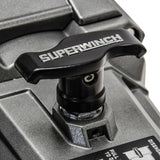 Superwinch 12000 LBS 12V DC 3/8in x 80ft Synthetic Rope SX 12000SR Winch - Graphite Superwinch Winches  AXOPROS