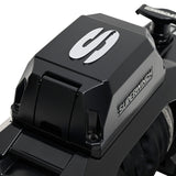 Superwinch 12000 LBS 12V DC 3/8in x 80ft Synthetic Rope SX12SR Winch - Semi Gloss Black Superwinch Winches  AXOPROS