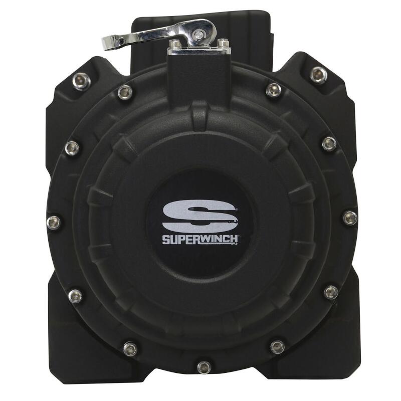 Superwinch 18000 LBS 12V DC 33/64in x 79 ft Synthetic Rope Tiger Shark 18000SR Winch Superwinch Winches  AXOPROS
