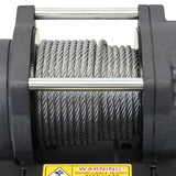 Superwinch 2500 LBS 12V DC 3/16in x 40ft Steel Rope Terra 2500 Winch - Gray Wrinkle Superwinch Winches  AXOPROS