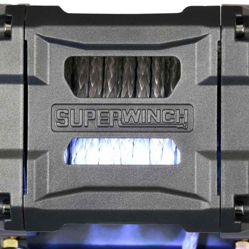 Superwinch 3500 LBS 12V DC 7/32in x 40ft Synthetic Rope Hawse Fairlead SP 35SR Winch Superwinch Winches  AXOPROS