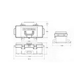 Superwinch 4000 LBS 12V DC 3/16in x 50ft Steel Rope Winch2Go Steel Rope Superwinch Winches  AXOPROS