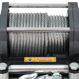 Superwinch 4500 LBS 12V DC 15/64in x 50ft Steel Rope Terra 4500 Winch - Gray Wrinkle Superwinch Winches  AXOPROS