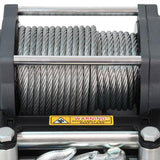 Superwinch 4500 LBS 12V DC 15/64in x 50ft Steel Rope Terra 4500 Winch - Gray Wrinkle Superwinch Winches  AXOPROS