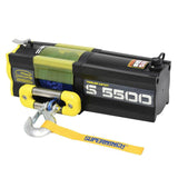 Superwinch 5500 LBS 12V DC 1/4in x 60ft Synthetic Rope S5500 Winch Superwinch Winches  AXOPROS