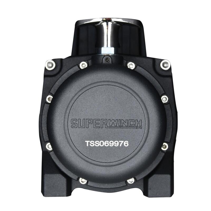 Superwinch 9500 LBS 12V DC 3/8in x 80ft Synthetic Rope Tiger Shark 9500 Winch Superwinch Winches  AXOPROS