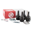 Synergy 03-13 Dodge Ram 1500/2500/3500 HD 4x4 Non-Knurled Adjustable Ball Joint Kit Synergy Mfg Ball Joints  AXOPROS