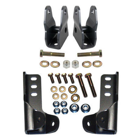 Synergy 07-18 JeepWrangler JK/JKU Front Lower Shock Extension Brackets Synergy Mfg Brackets  AXOPROS